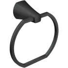 Moen Lindor Towel Ring, Matte Black Image 1