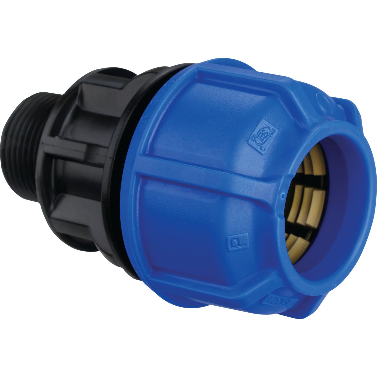 IPEX 3/4 In. x 1/2 In. Polyethylene CTS Compression Male Adapter