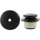 Danco Touch-Toe Matte Black Tub Drain Trim Kit with Overflow Image 1