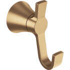 Moen Mikah Bronzed Gold Single Robe Hook Image 1