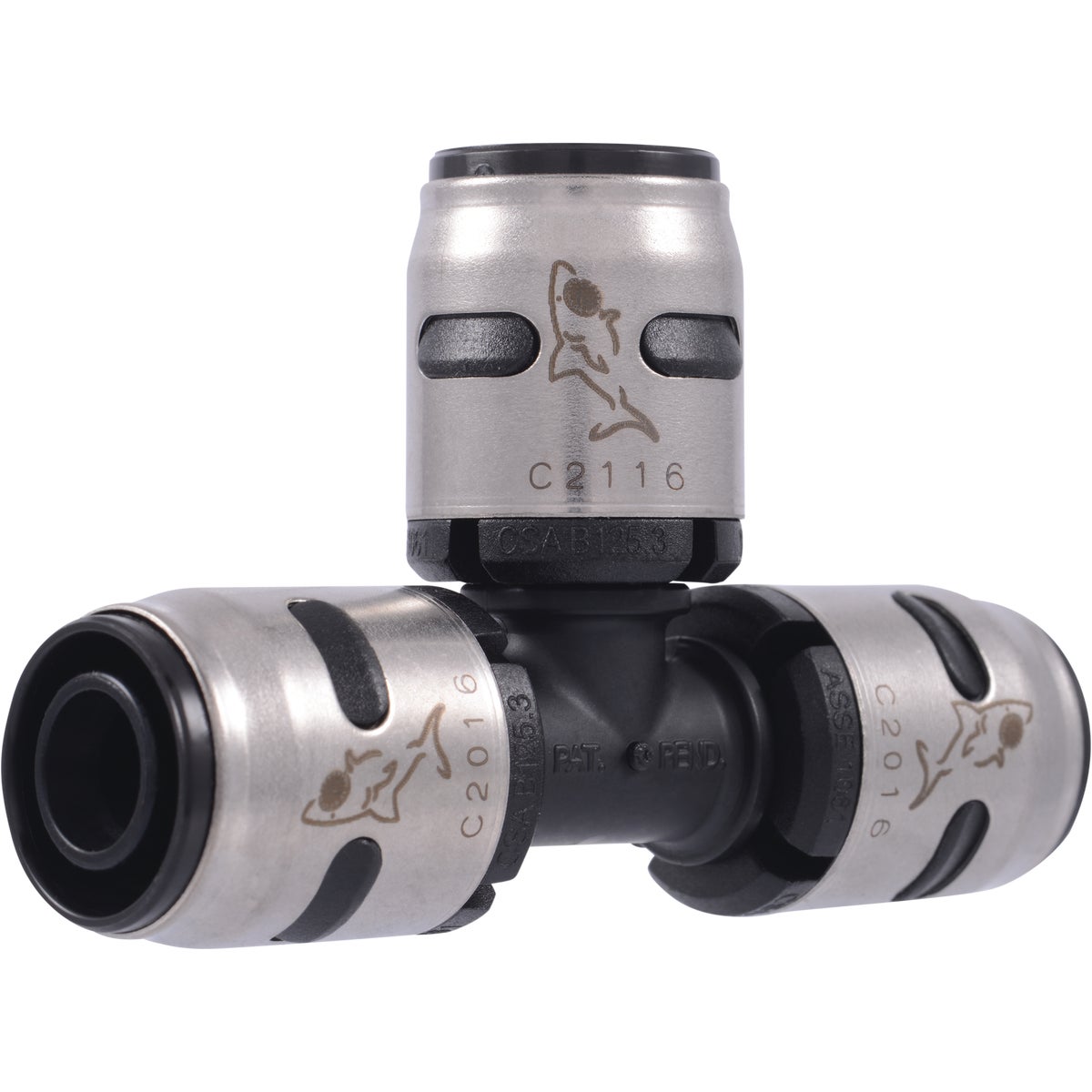 SharkBite EvoPex 1/2 In. x 1/2 In. x 1/2 In. Push-to-Connect Plastic Tee