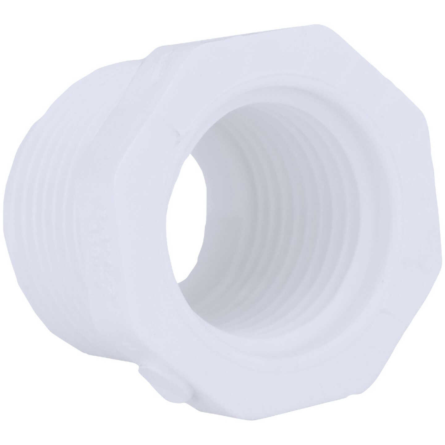 Charlotte Pipe 1-1/2 In. MPT x 1/2 In. FPT Schedule 40 PVC Bushing Image 1