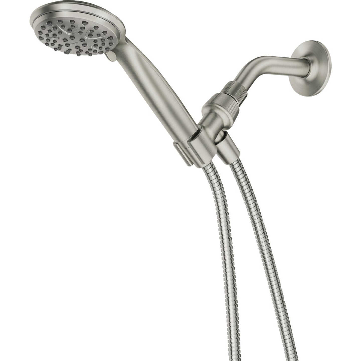 Moen Spot Resistant Brushed Nickel 6-Function 4 In. Dia. Spray Head Handheld Shower Image 1
