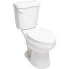 Common Goods Harbor White Elongated 1.28 GPF Toilet Image 3