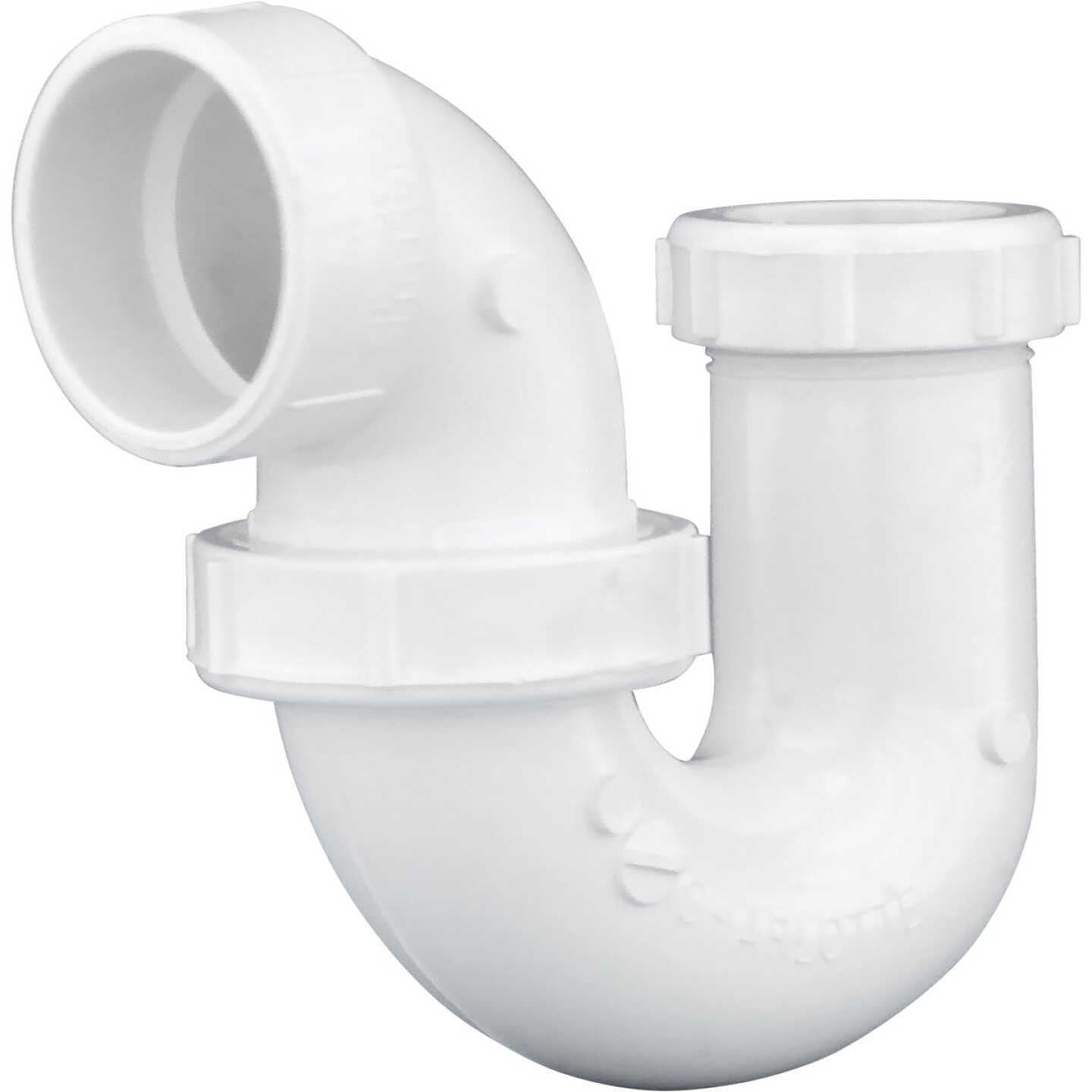 Charlotte Pipe 1-1/2 In., 1-1/4 In. White PVC P-Trap Image 1