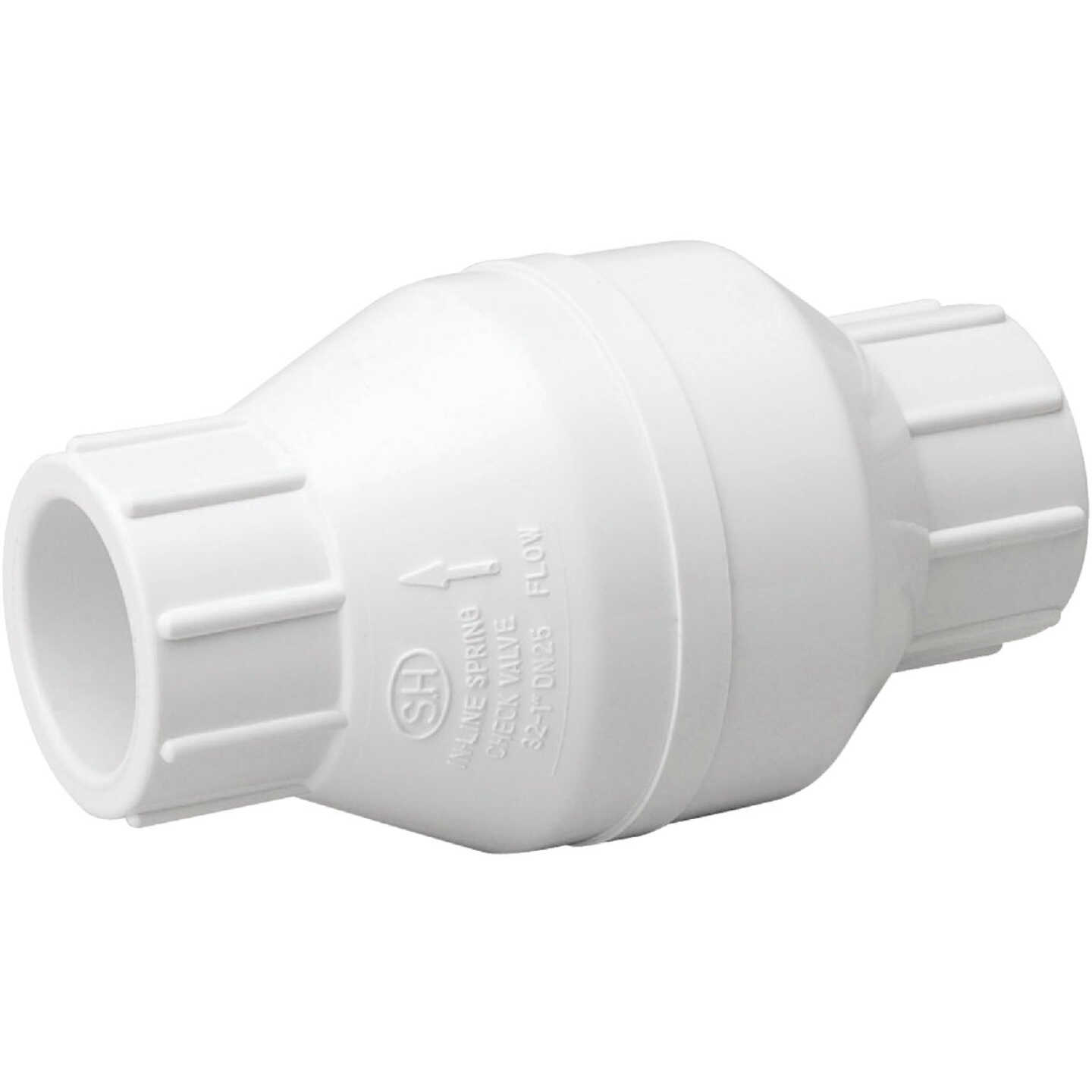 ProLine PVC 1/2 In. SOLV x 1/2 In. SOLV In-Line Check Valve Image 1
