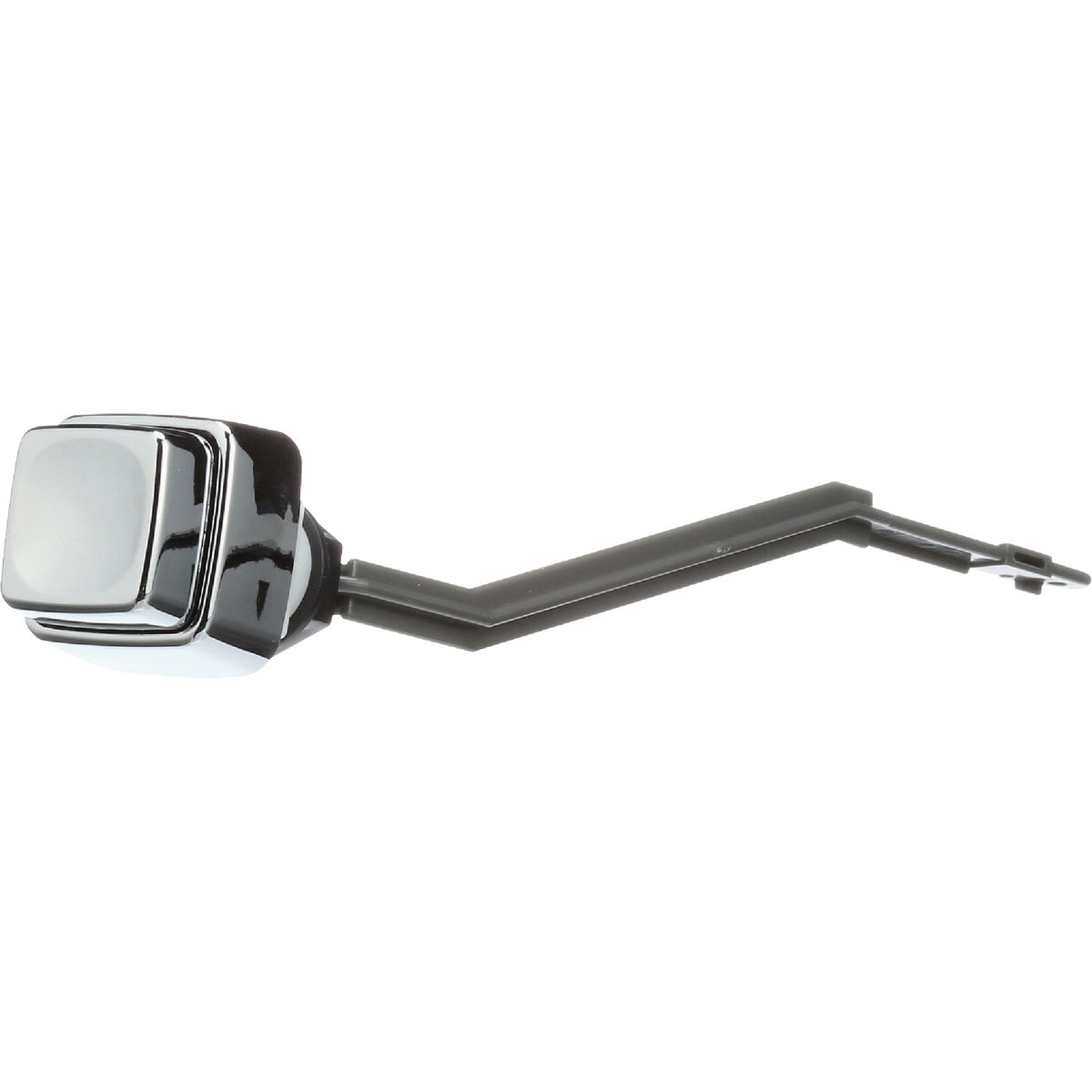 Fluidmaster Push Button Chrome Tank Lever with Plastic Arm