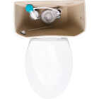 Common Goods Crest White Elongated 1.28 GPF HET Toilet Image 9