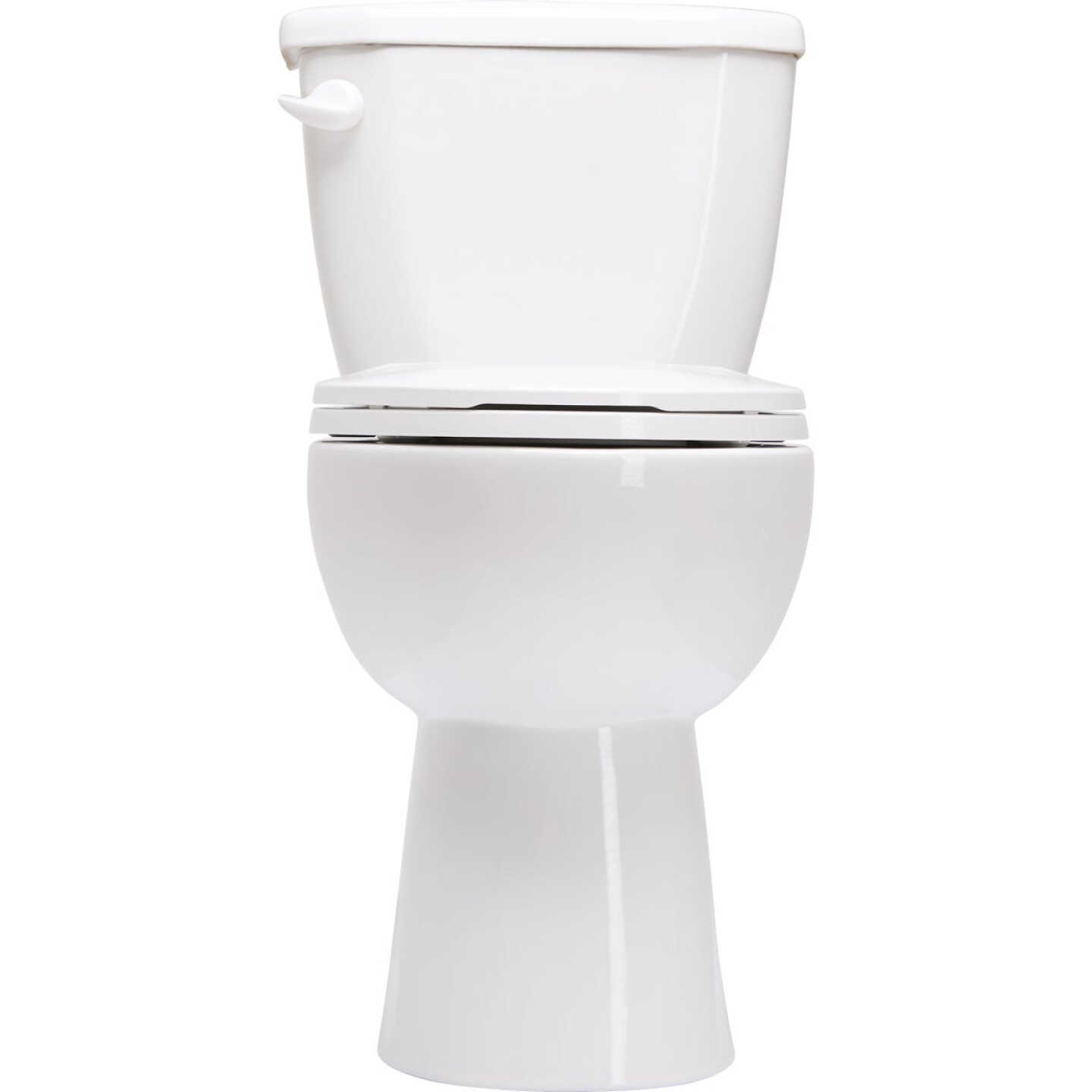 Common Goods Crest White Elongated 1.28 GPF HET Toilet Image 1