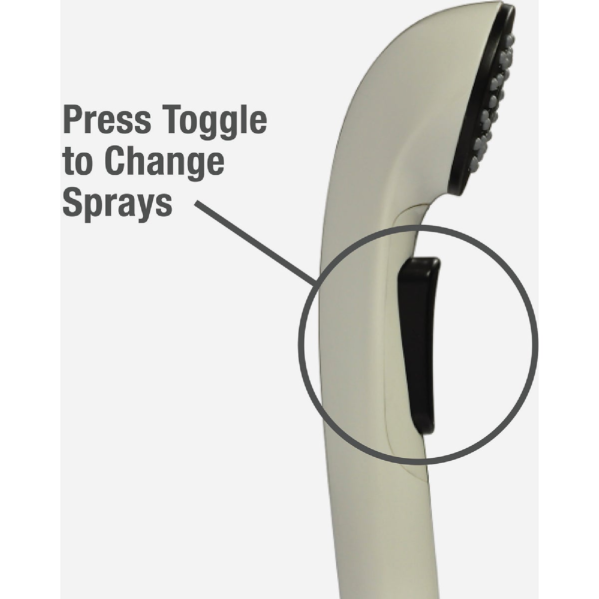 Danco Universal fit White Sprayer Head Image 4