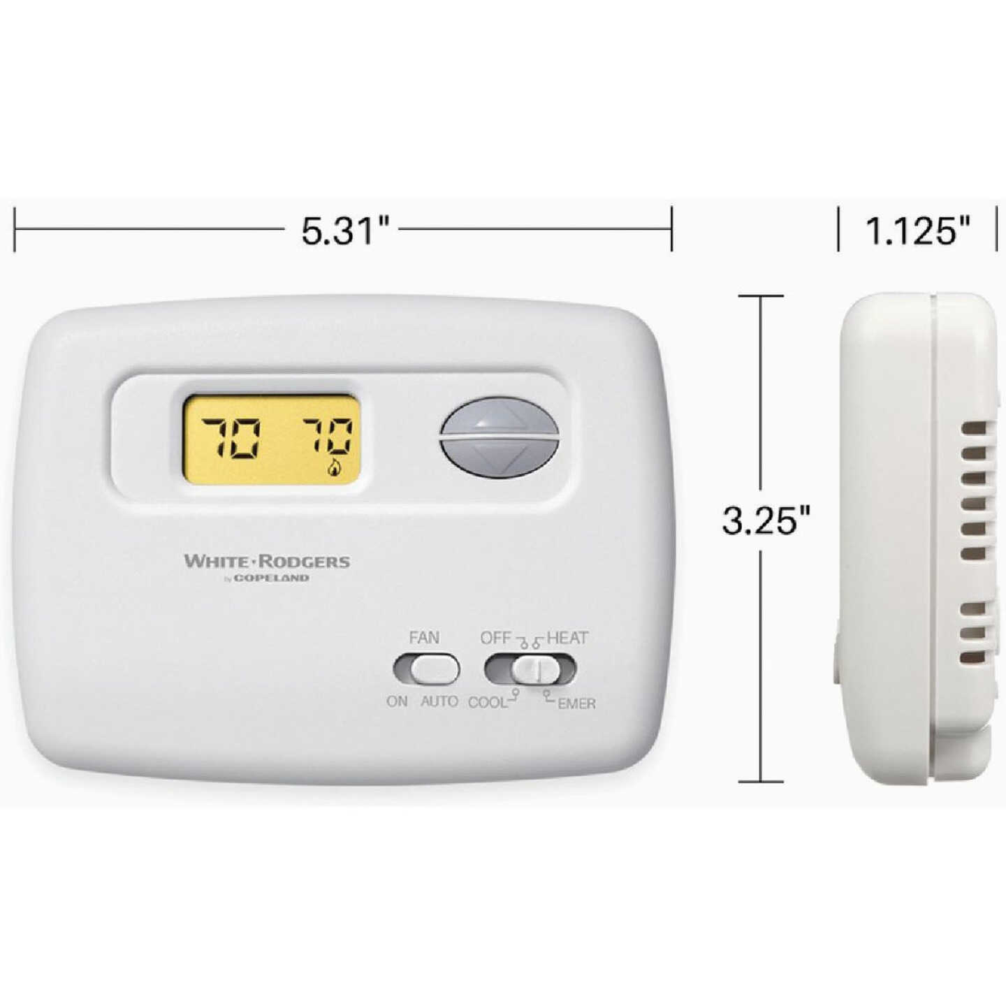 White-Rodgers Classic 70 Series 5-2 Day Programmable Thermostat Image 2