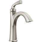 Delta Geist Brushed Nickel 1-Handle Lever Bathroom Faucet Image 1