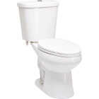 Common Goods Edge White Elongated 1.28 GPF HET Toilet Image 5