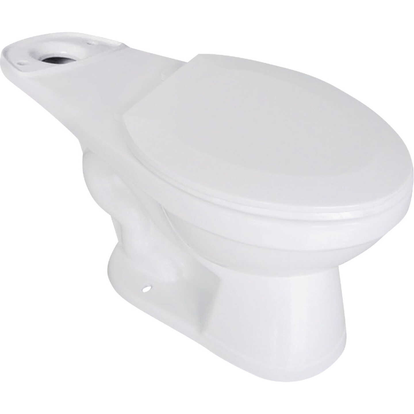 Compass Manufacturing Saranac White Elongated 16-1/2 In. Tall Grab-N-Go Toilet Bowl Image 1