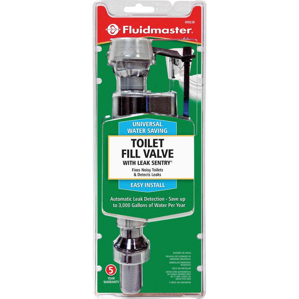 Fluidmaster Leak Sentry Universal Ballcock Toilet Repair Kit  Image 4
