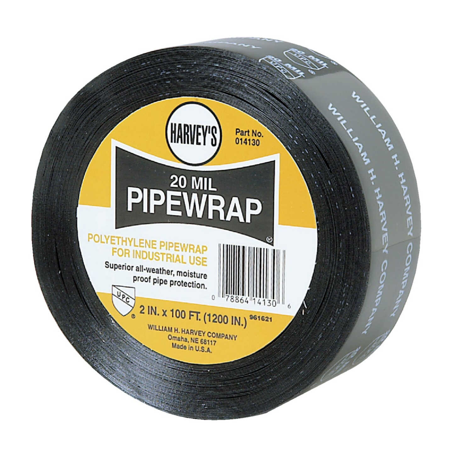 Harvey 20 Mil. Black Pipe Wrap Image 1