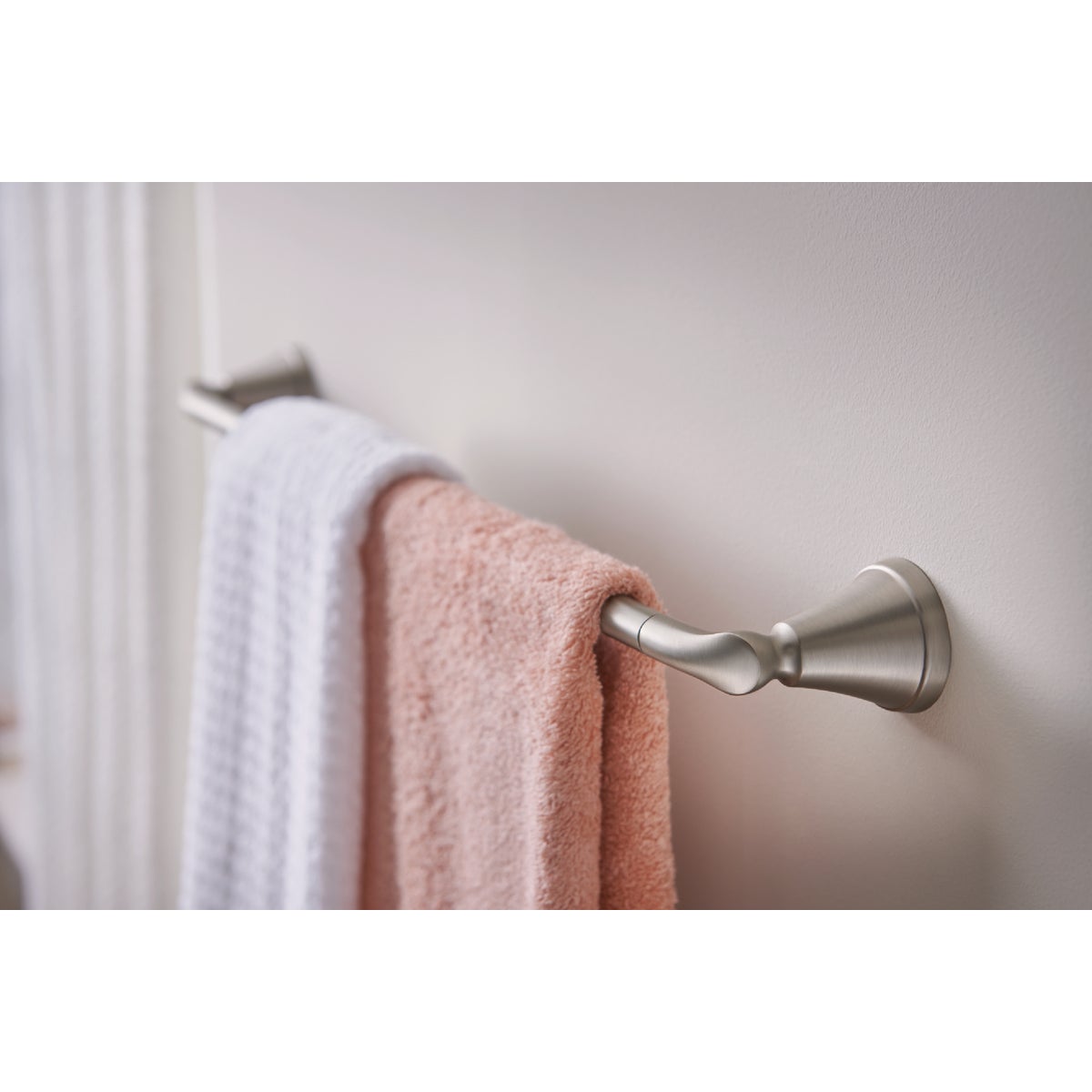 Moen Tiffin 24 In. Towel Bar, Brushed Nickel  Image 2