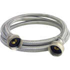 Lasco 3/4 In. x 4 Ft. Stainless Steel Washing Machine Hose Image 1