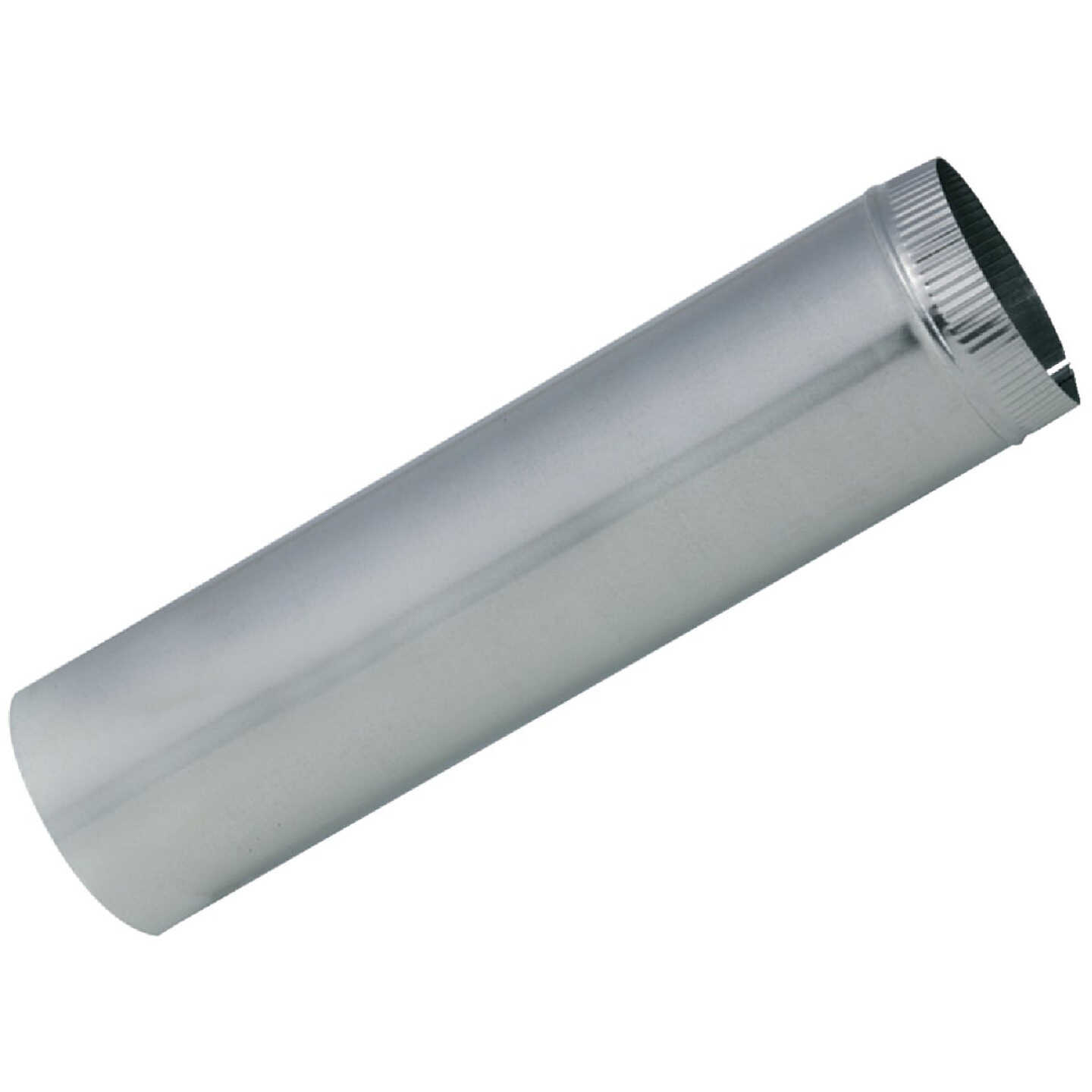 Imperial 30 Ga. 5 In. x 60 In. Galvanized Furnace Pipe Image 1