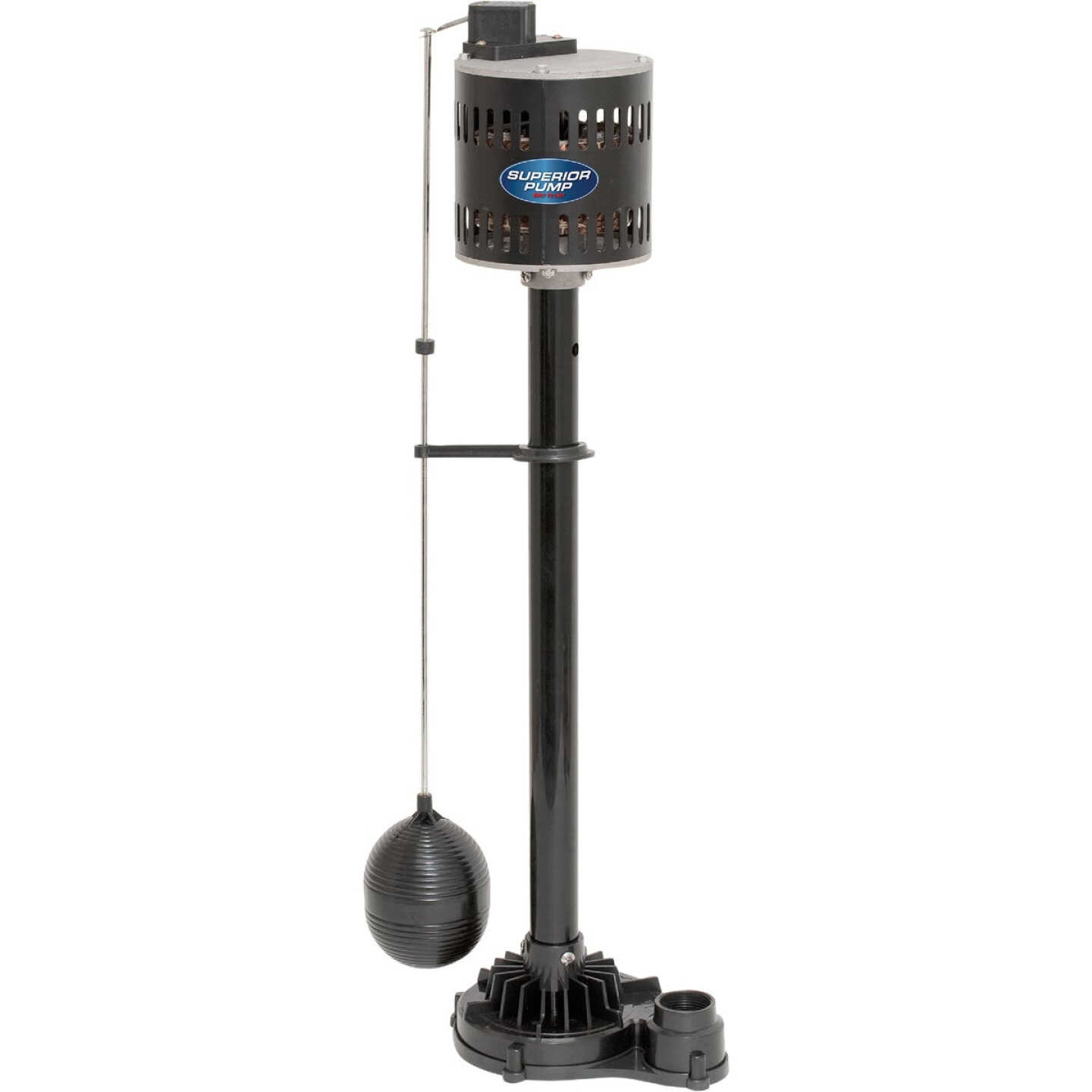 Superior Pump 1/3 HP Thermoplastic Pedestal Sump Pump Image 1