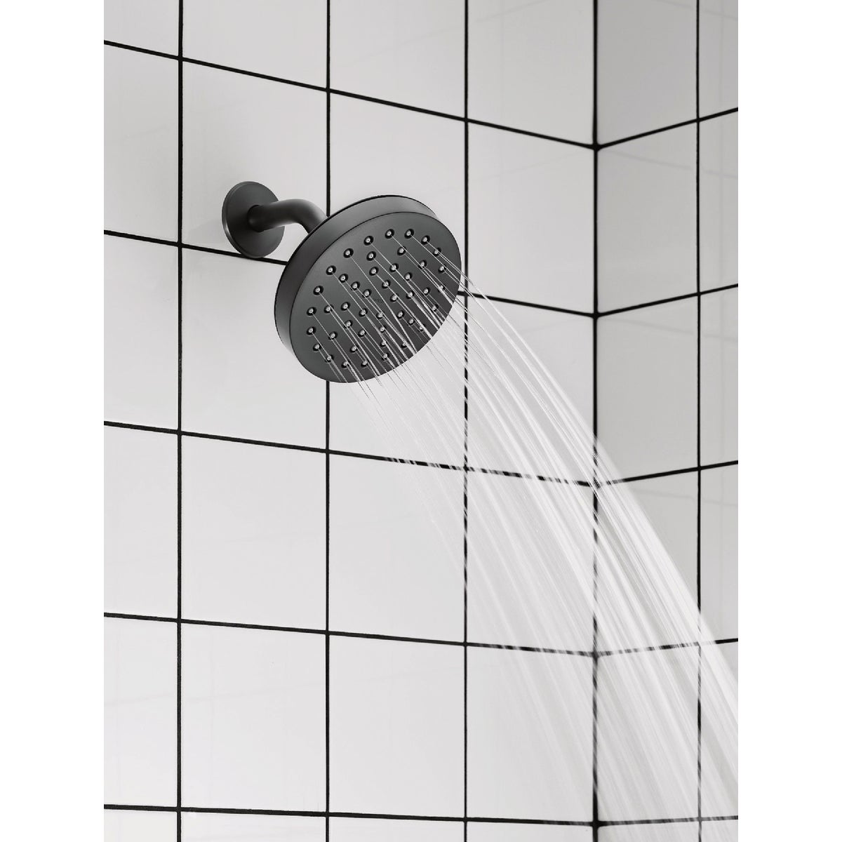 Moen Rinza Posi-Temp 1-Handle Lever Tub & Shower Faucet, Matte Black Image 3