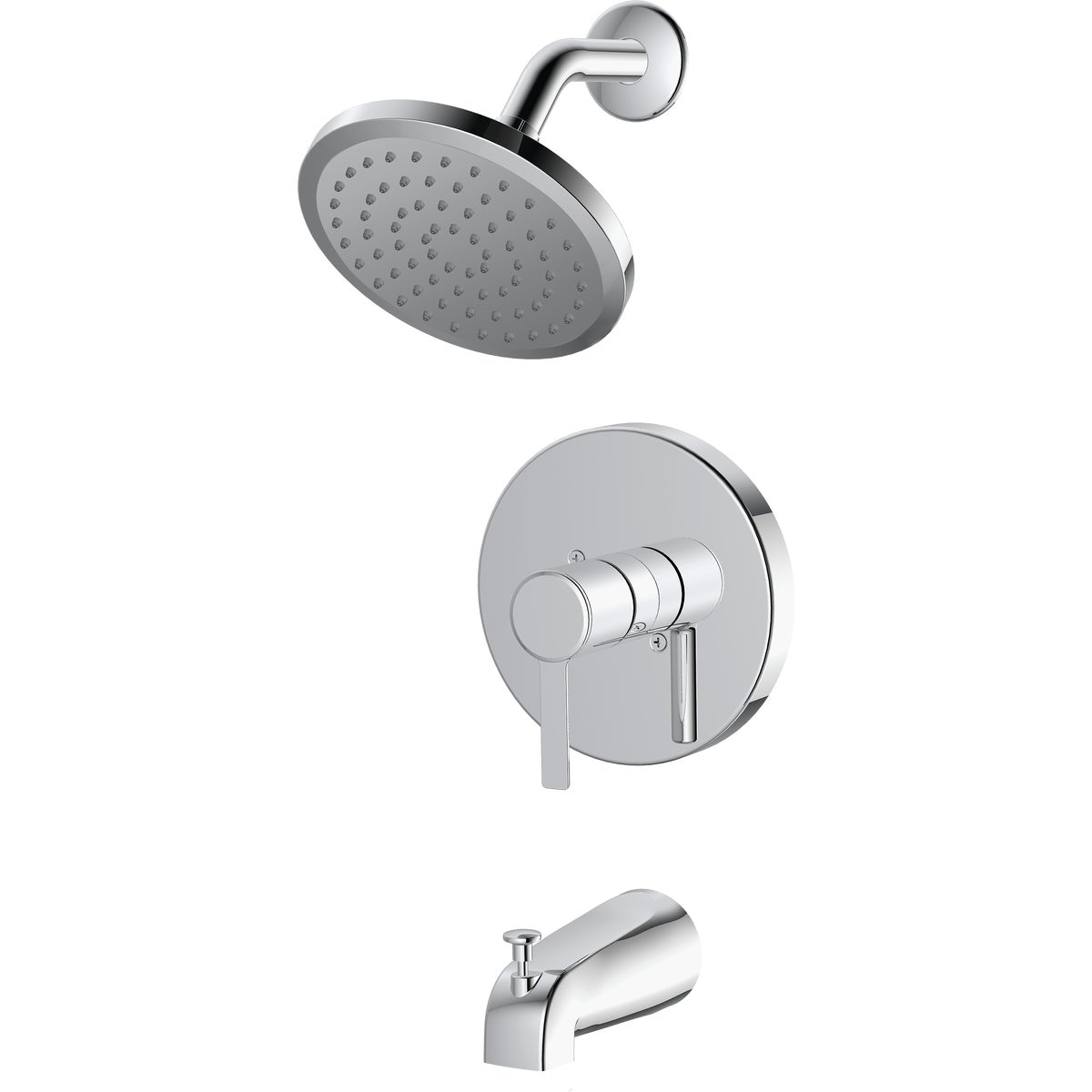 Home Impressions Chrome Single-Handle Lever Tub & Shower Faucet Image 1