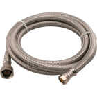 ProLine 3/8 In. C X 1/2 In. F X 72 In. L. Braided Stainless Steel Faucet Supply Line Image 1