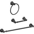 Moen Banbury 3-Piece Bath Hardware Set, Matte Black Image 1