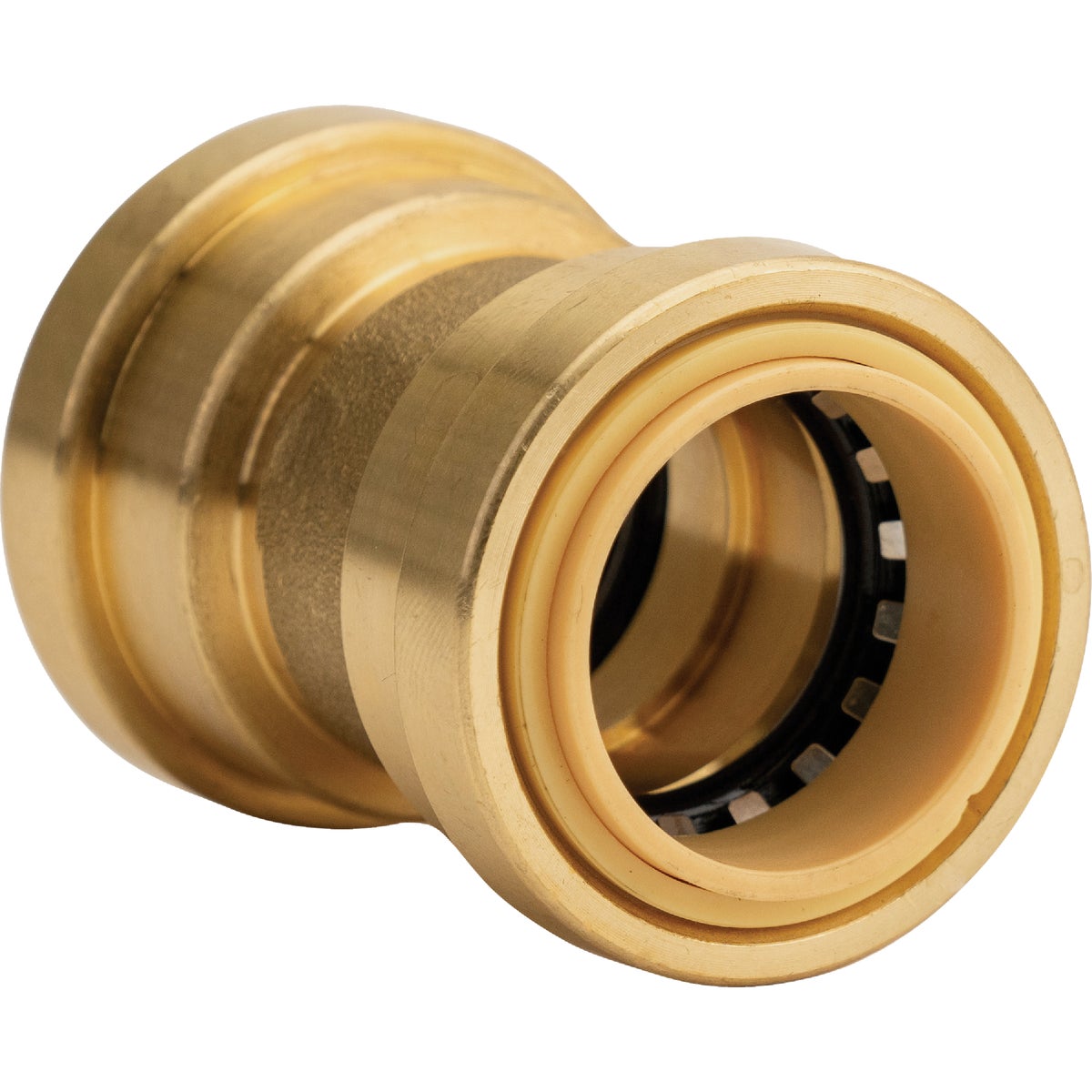 QuickFitting 1 In. Push-to-Connect Brass Straight Coupling