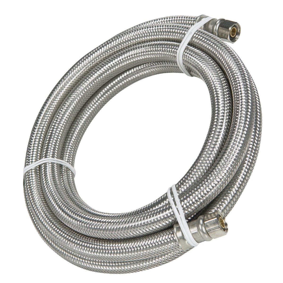Do it Best 1/4-in COMP x 1/4-in COMP x 72-in Braided Stainless Steel Ice Maker Connector