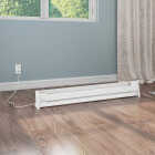 Cadet 49 In. 1500W 120V Portable Electric Baseboard Heater, White Image 2