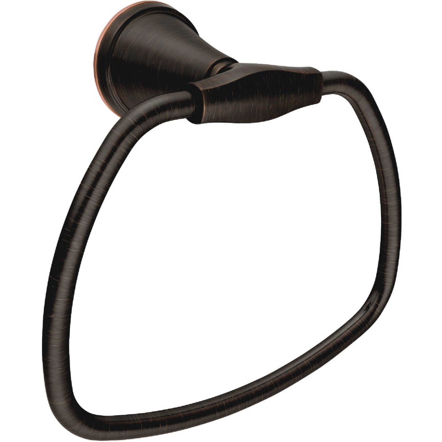 Moen Tiffin Towel Ring, Mediterranean Bronze Image 1
