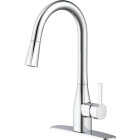 Home Impressions 1-Handle Pull-Down Kitchen Faucet, Chrome Image 1