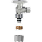 Plumb Pak No Crimp 1/2 In. x 3/8 In. Quarter Turn PEX Angle Valve Image 1