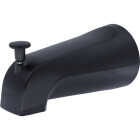 Danco Universal Matte Black Tub Spout with Diverter Image 3