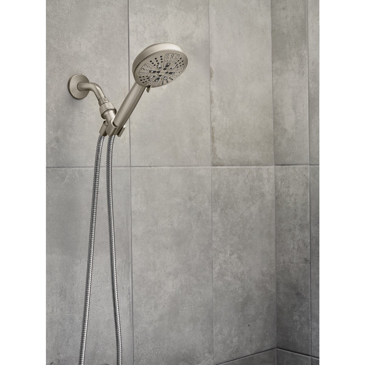 Moen Hydro Energetix 7-Spray Pattern 4.75 In. Wall Mount Handheld Shower Head, Chrome Image 4