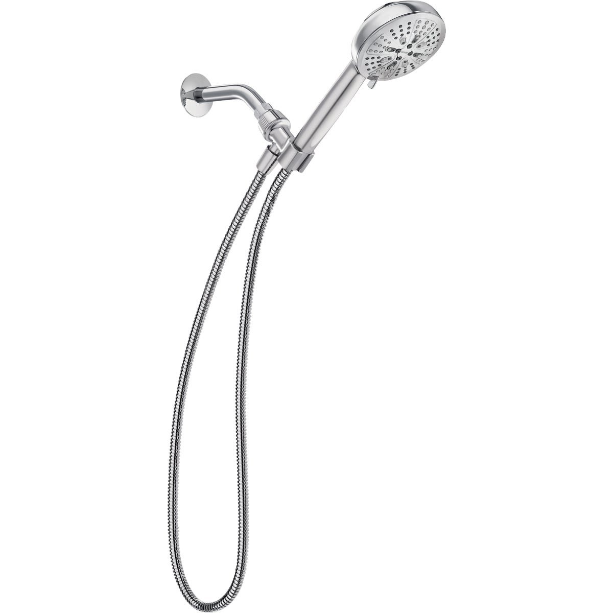 Moen Hydro Energetix 7-Spray Pattern 4.75 In. Wall Mount Handheld Shower Head, Chrome Image 1