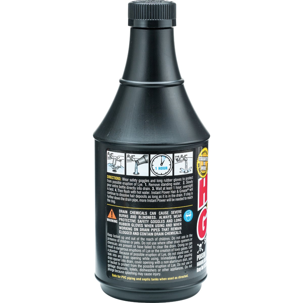 Instant Power Hair & Grease 20 Oz. Liquid Single Use Drain Opener Image 3