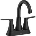 Moen Mikah 2-Handle High Arc Bathroom Faucet, Matte Black Image 1