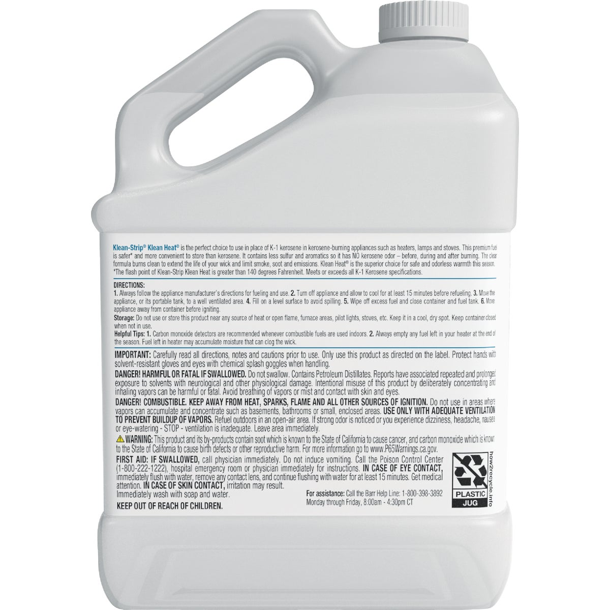 Klean-Strip Klean-Heat 1 Gal. Plastic Bottle Kerosene Alternative Image 4