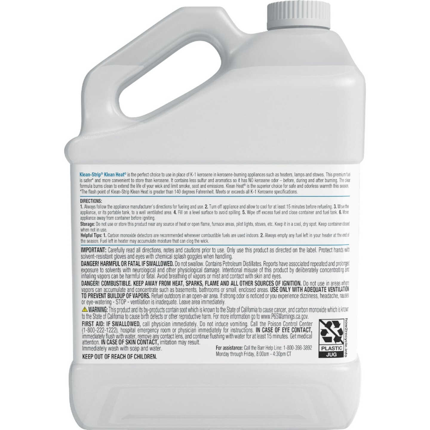 Klean-Strip Klean-Heat 1 Gal. Plastic Bottle Kerosene Alternative Image 4
