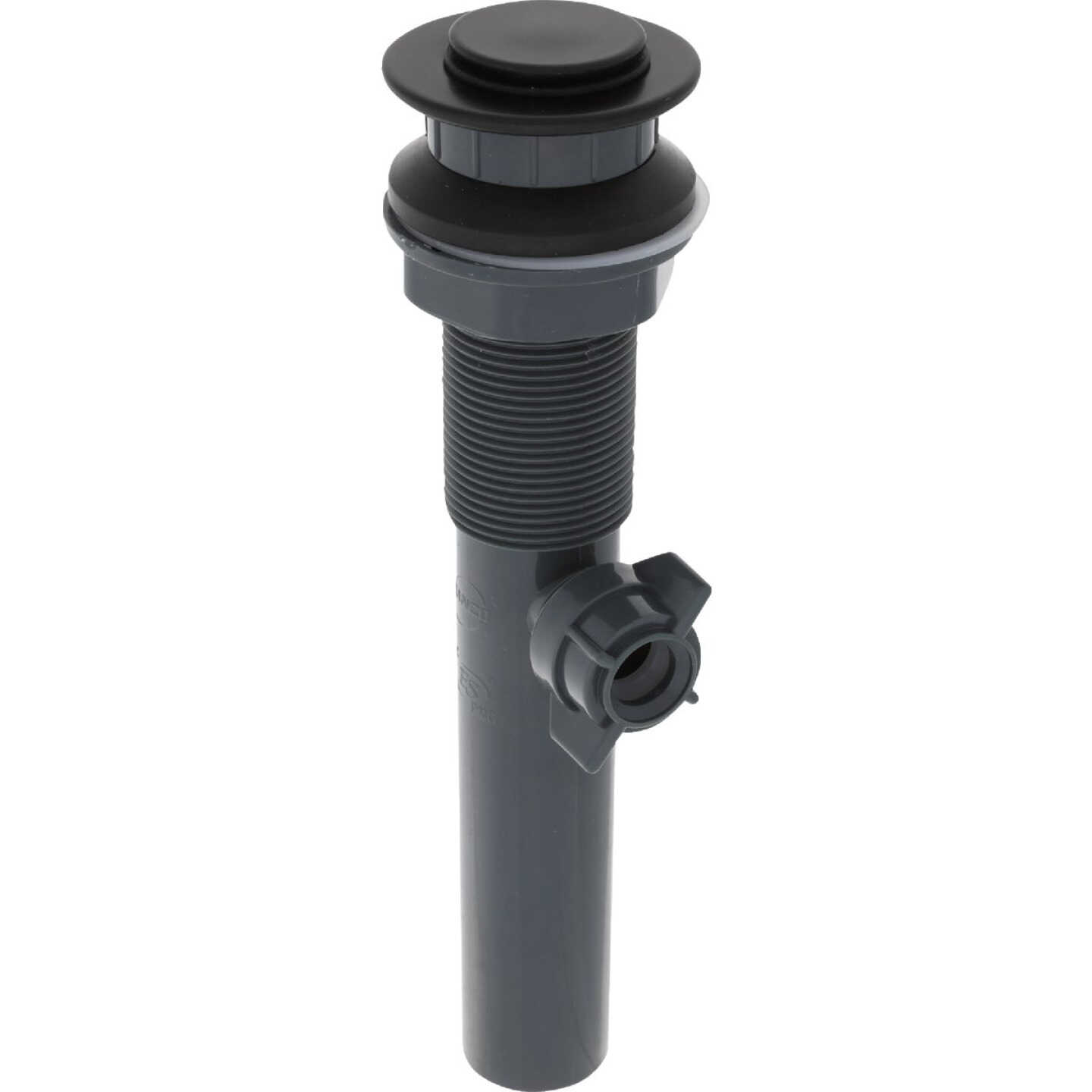 Danco EZ Connect Matte Black Plastic Pop-Up Drain Stopper Image 1