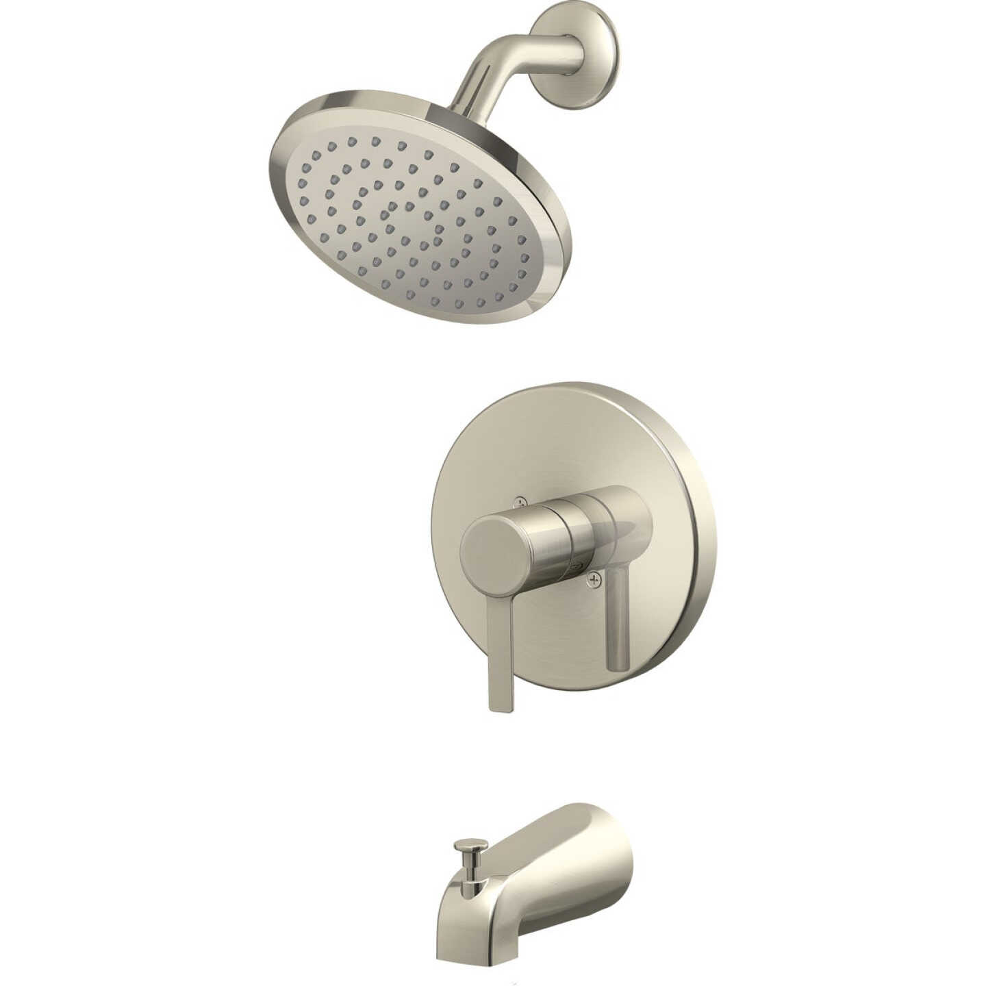 Home Impressions Brushed Nickel Single-Handle Lever Tub & Shower Faucet Image 1