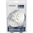 Moen Hydro Energetix 8-Spray Pattern 4.75 In. Wall Mount Fixed Shower Head, Chrome Image 5
