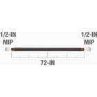 Southland 1/2 In. x 72 In. Carbon Steel Threaded Black Pipe Image 2