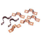 Oatey 1/2 In. 2-Hole Copper Tube Strap (12-Pack) Image 1