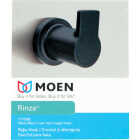 Moen Rinza Single Robe Hook, Matte Black Image 3