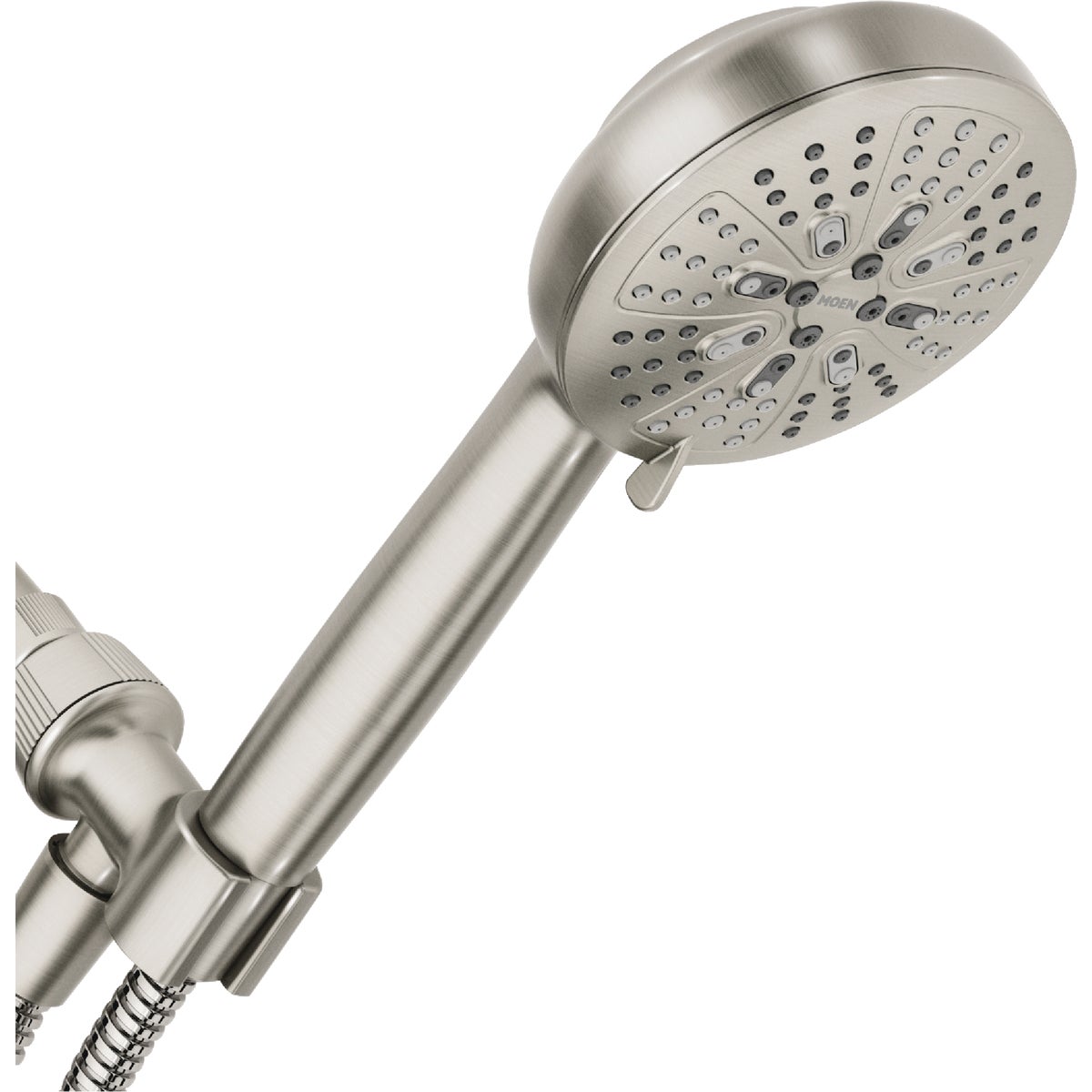 Moen Hydro Energetix 7-Spray Wall Mount Handheld Shower Head, Spot Resistant Brushed Nickel  Image 4