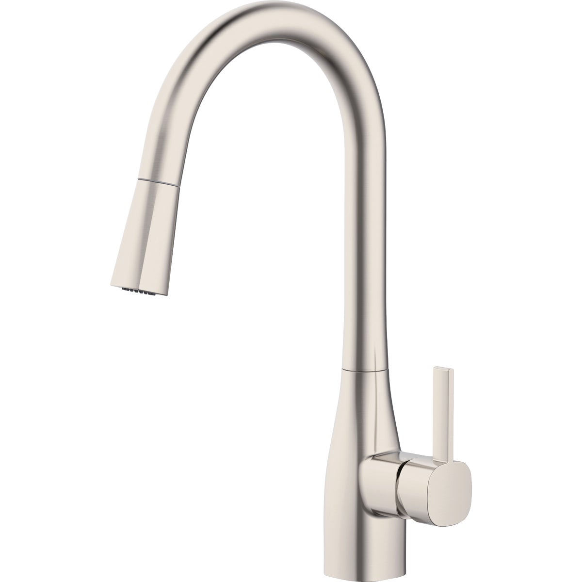 Home Impressions 1-Handle Pull-Down Kitchen Faucet, Brushed Nickel Image 3