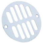 Do it 3-5/16 In. Chrome Grill Shower Drain Strainer Image 1